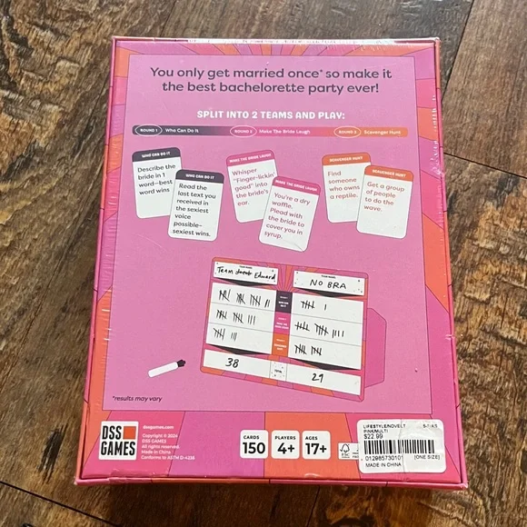 New still in plastic Bachelorette Party Game - Picture 2 of 2